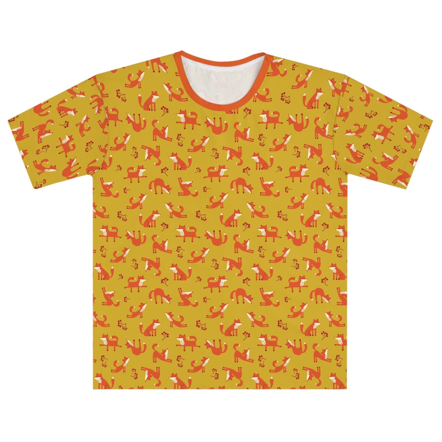 Playful Fox Yellow – Men's Loose T-shirt