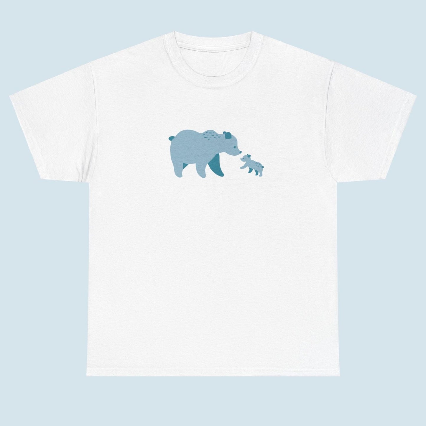 Bear Fam Blue – Unisex Heavy Cotton Tee