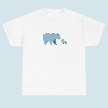 Bear Fam Blue – Unisex Heavy Cotton Tee