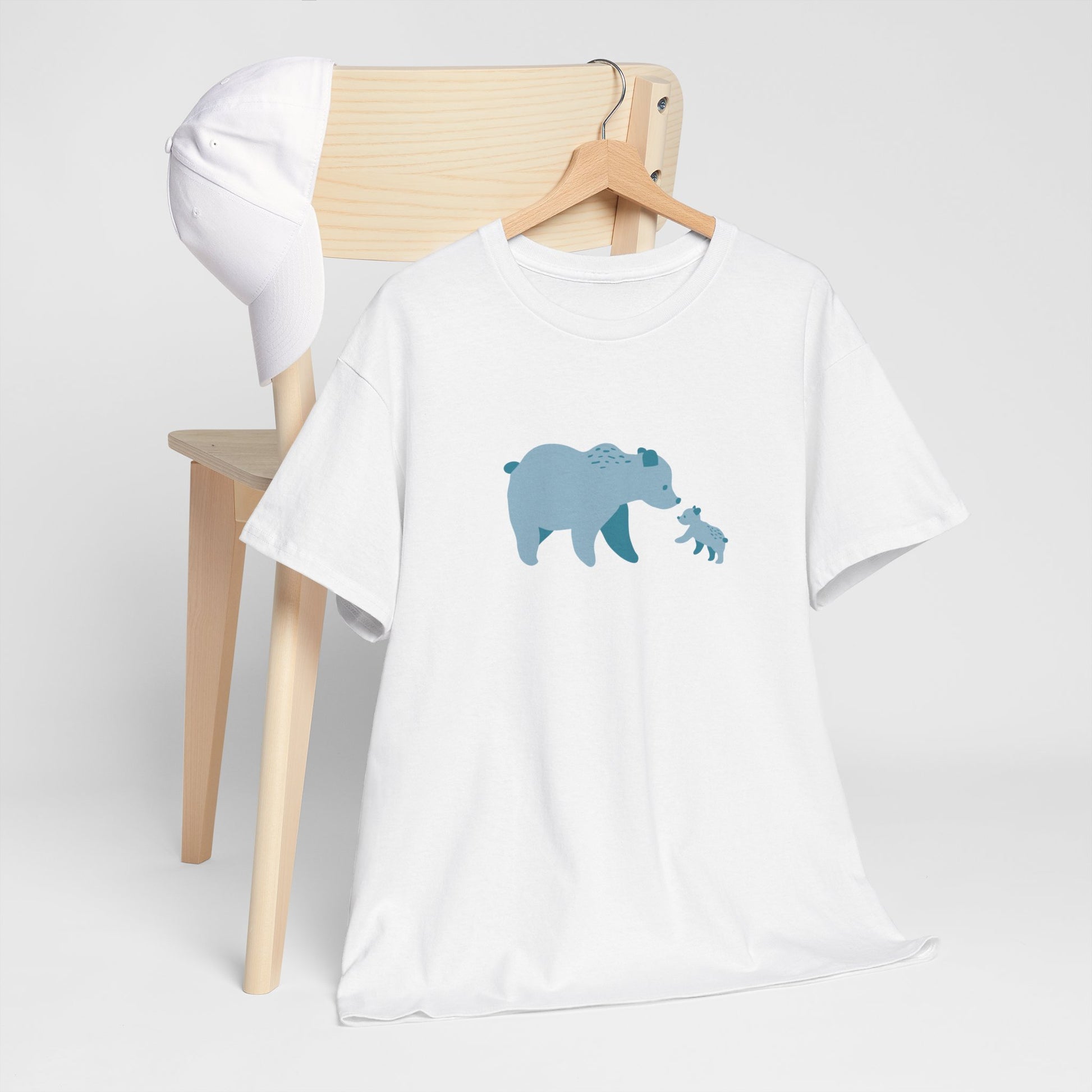 Bear Fam Blue – Unisex Heavy Cotton Tee