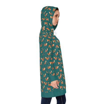 Playful Fox – Women's Hoodie Dress