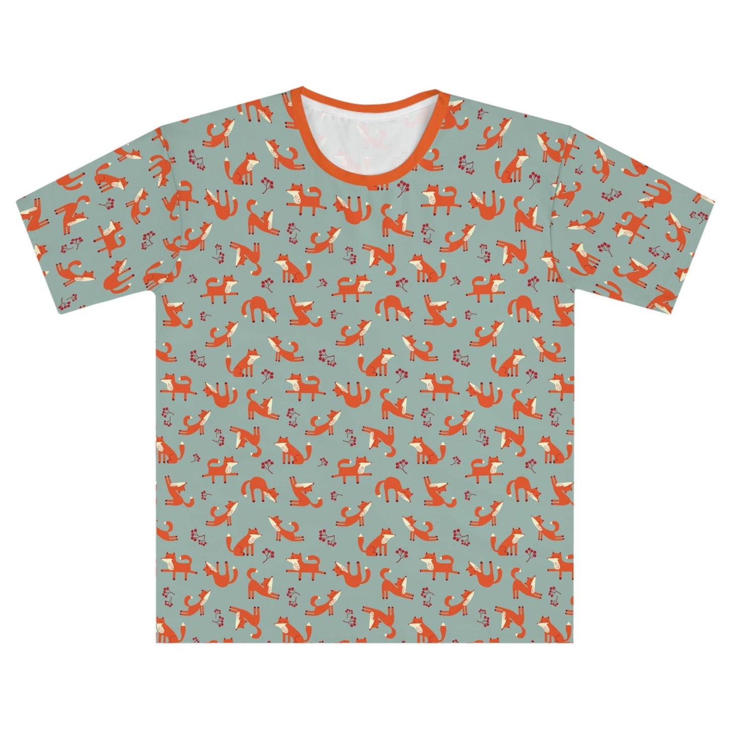 Playful Fox Lichen Green – Men's Loose T-shirt