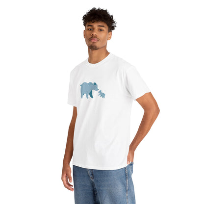 Bear Fam Blue – Unisex Heavy Cotton Tee