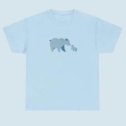 Bear Fam Blue – Unisex Heavy Cotton Tee