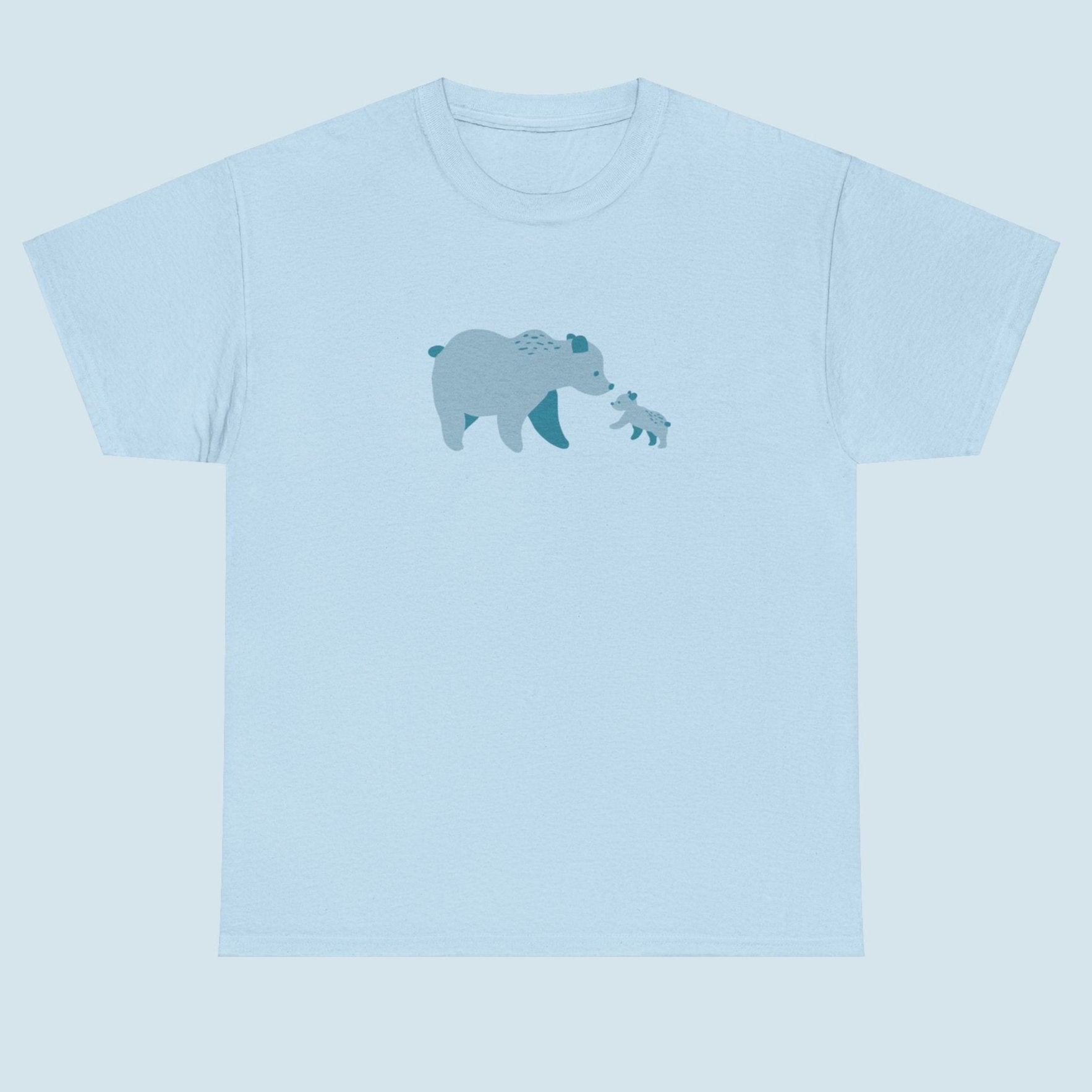 Bear Fam Blue – Unisex Heavy Cotton Tee