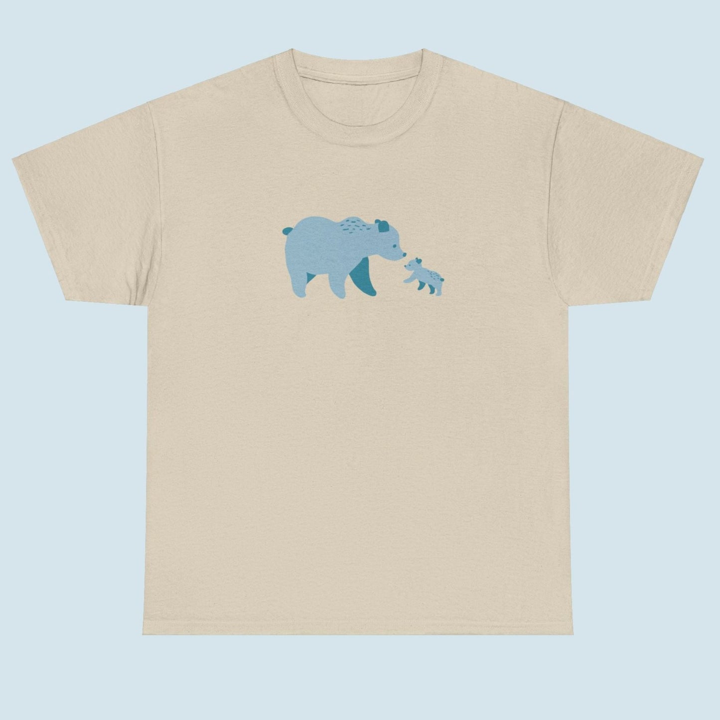 Bear Fam Blue – Unisex Heavy Cotton Tee